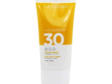 Clarins 57936 Solucion Cuerpo Crema Solar Hidratante Alta Protecion Uvb 30, 150 Ml Embalaje Deteriorado Hot on Sale