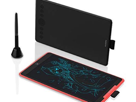 Inspiroy Ink H320M, Tableta Gráfica de Diseño de Doble Propósito y Tableta de Escritura LCD, Compatible con Función de Inclinación, Compatible con Windows macOS Android (Quartz Black) Reacondicionado Fashion