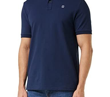 G-Star RAW Dunda Straight, Polo, Hombre, Azul (Sartho Blue 5864-6067), XL Embalaje Deteriorado Supply