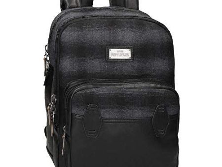 Pepe Jeans Scotch Mochila para Portátil 13, 3 Negro 27x36x12 cms Poliéster y PU 11.66L on Sale