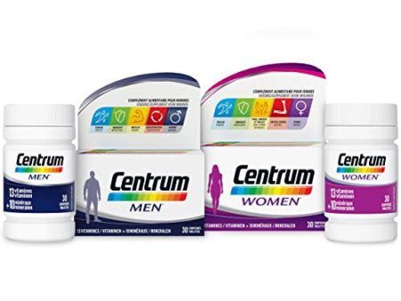 Multi vitaminas y centros minerales, 13 vitaminas y 10 minerales, suplemento de alimentos, para mujeres y hombres, muchas tabletas 2x30 Embalaje Deteriorado Online now