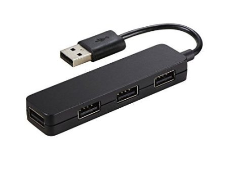 Hama Slim, Hub USB 2.0. Hub con 4 Puertos USB. Concentrador USB. Color Negro Reacondicionado Cheap